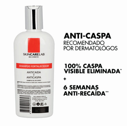 Shampoo Anticaida Y Anticaspa con Minoxidil Al 2%, Ketoconazol Al 2% y Keratina